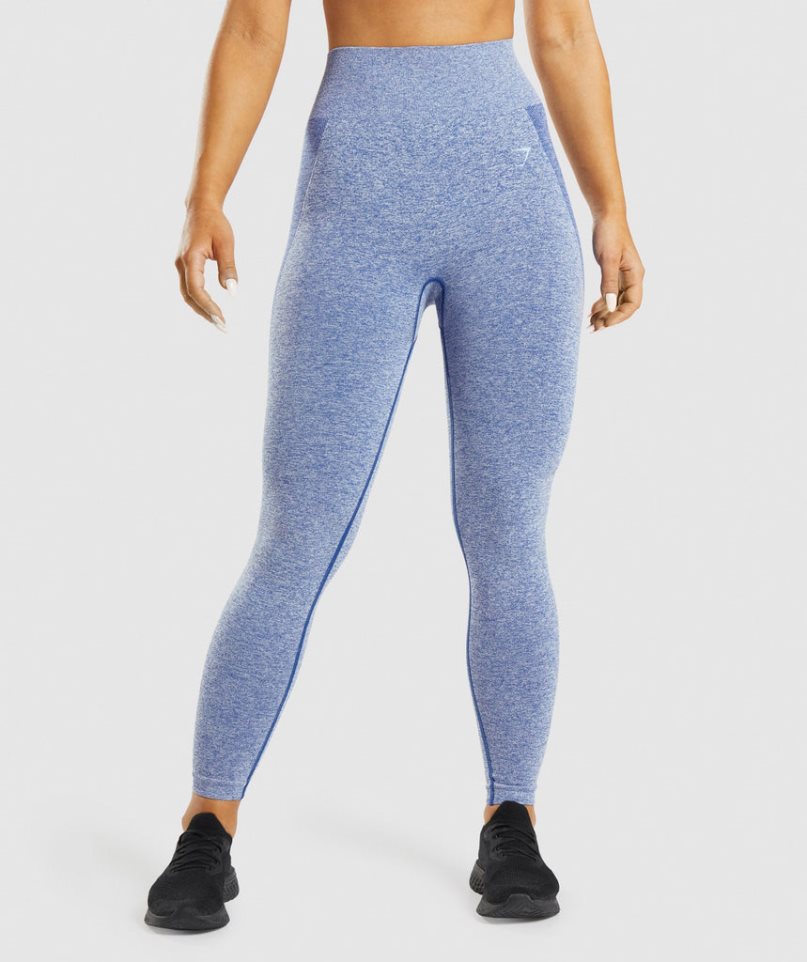 Legginsy Gymshark Flex High Waisted Damskie Niebieskie | PL 406QWY